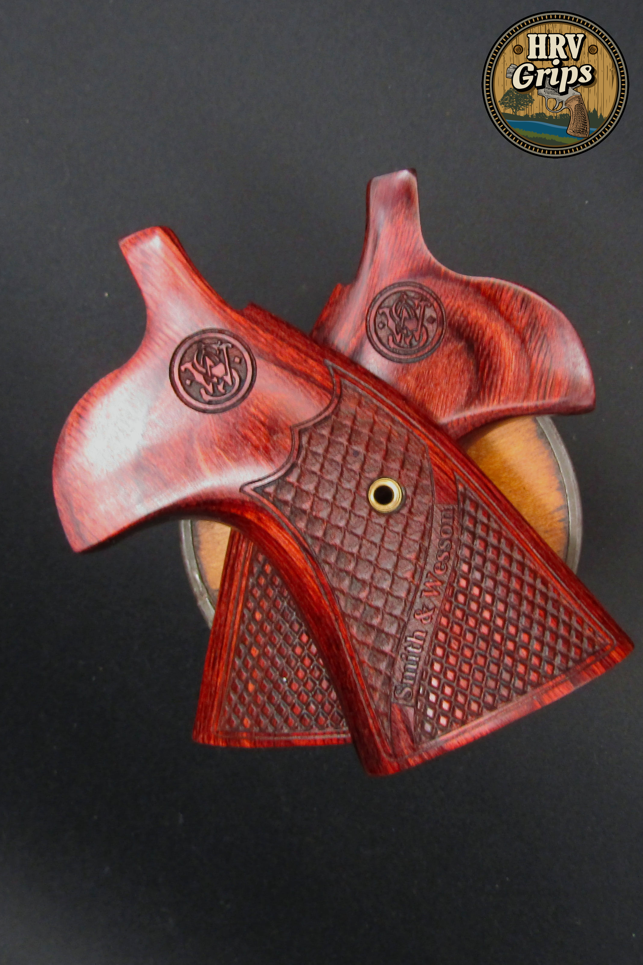 Target Grips — HRV Grips® Pre-Designed Wood, Bonded Ivory, and